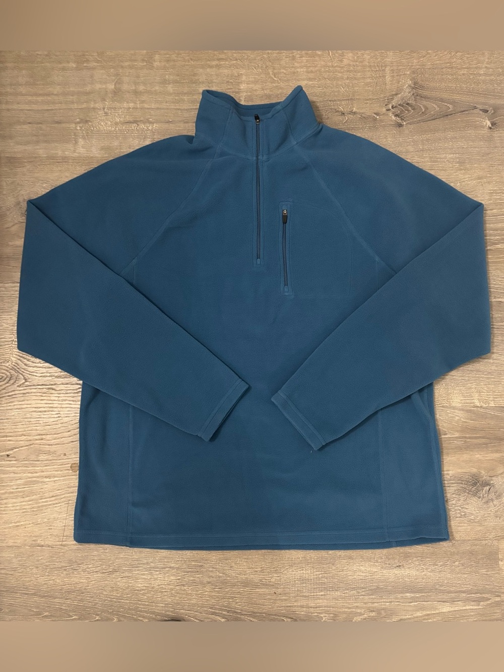 L.L. Bean Men’s Large Blue 1/4 Zip Fleece Pullover